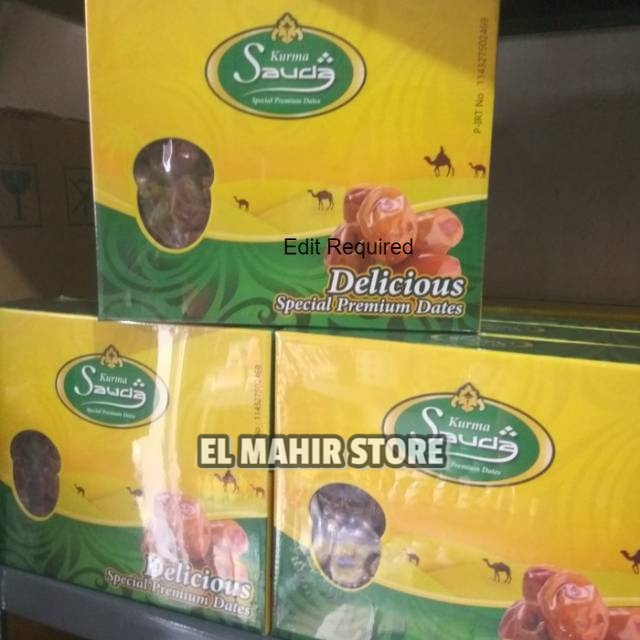 Buah Kurma Khalas SAUDA 1kg