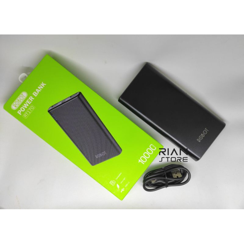 Powerbank Robot RT170 10000mah 2 Input & 2 Output