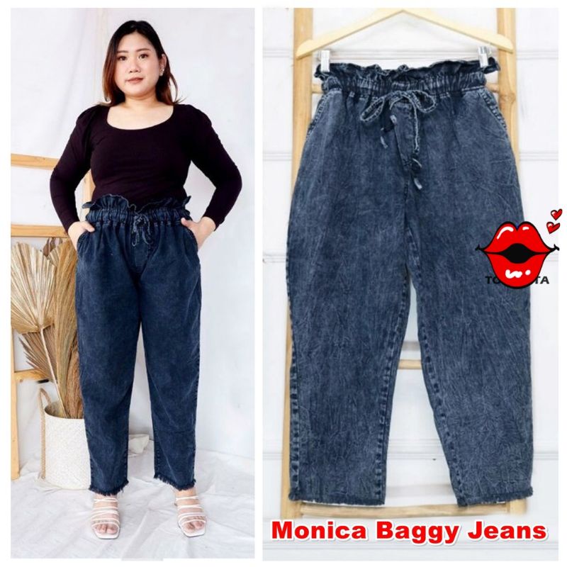 BAGGY JEANS RAWIS JUMBO (XL-JUMBO) BOYFRIEND JEANS CELANA BAGGY JUMBO