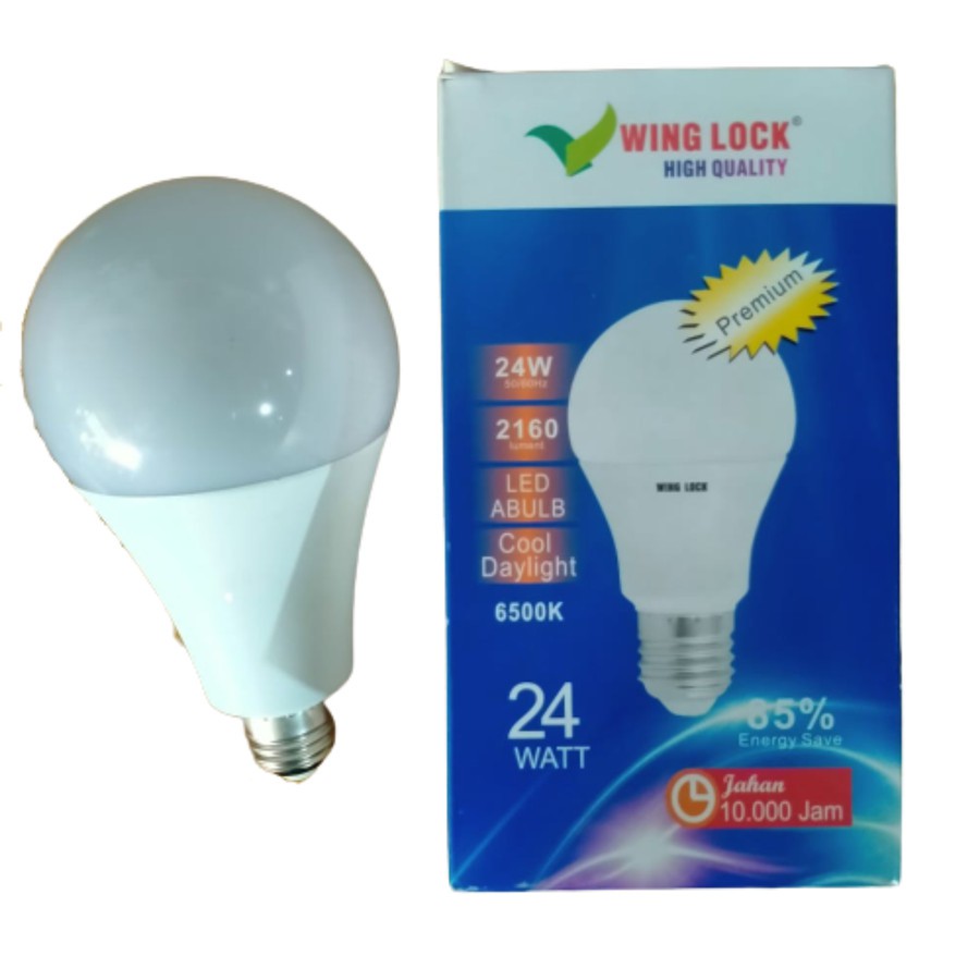 LAMPU LED WING LOCK 24 WATT PREMIUM BOHLAM LED GARANSI 1 TAHUN