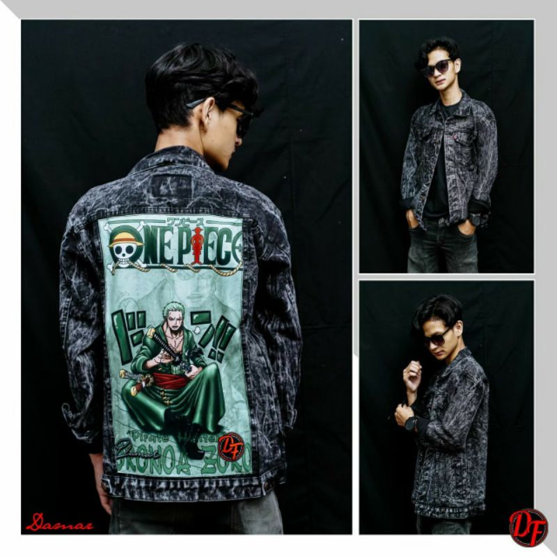 JAKET JEANS SANDWISH PRINTING JAKET JEANS