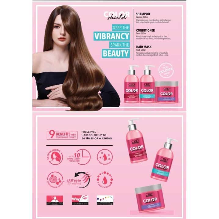 CBD Professional Collagen Booster / Keratin Pro / Color Shield 250ml | Shampoo Conditioner 250ml / Hair Mask 500ml