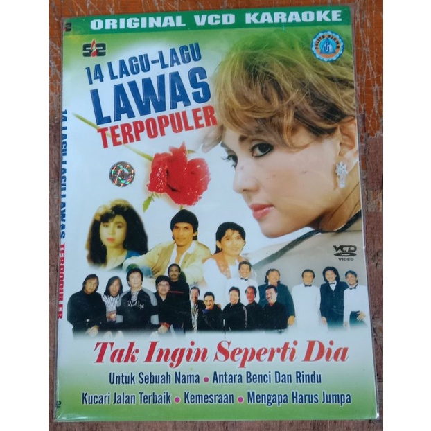Kaset Vcd Original lagu 14 Lagu- lagu lawas terpopuler