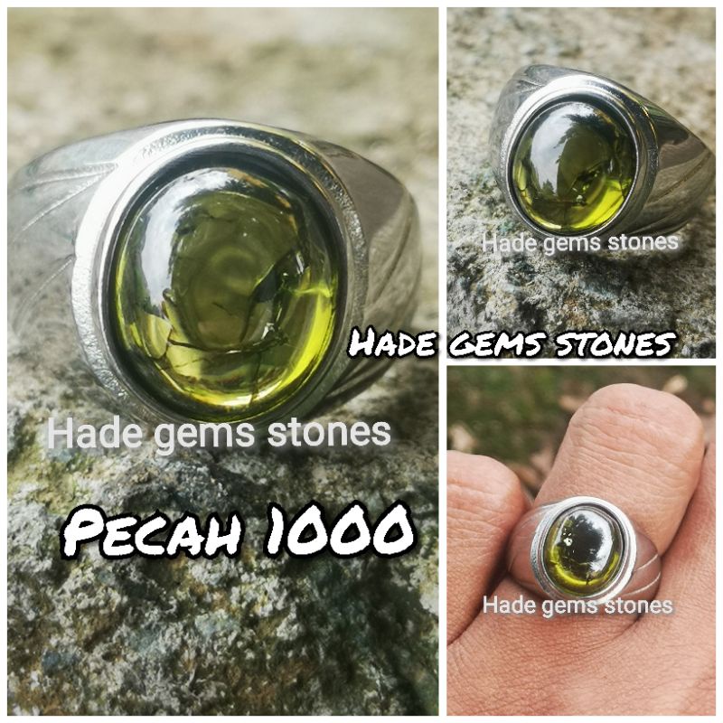 BATU AKIK PECAH SERIBU PERIDOT ASLI BANGKOK