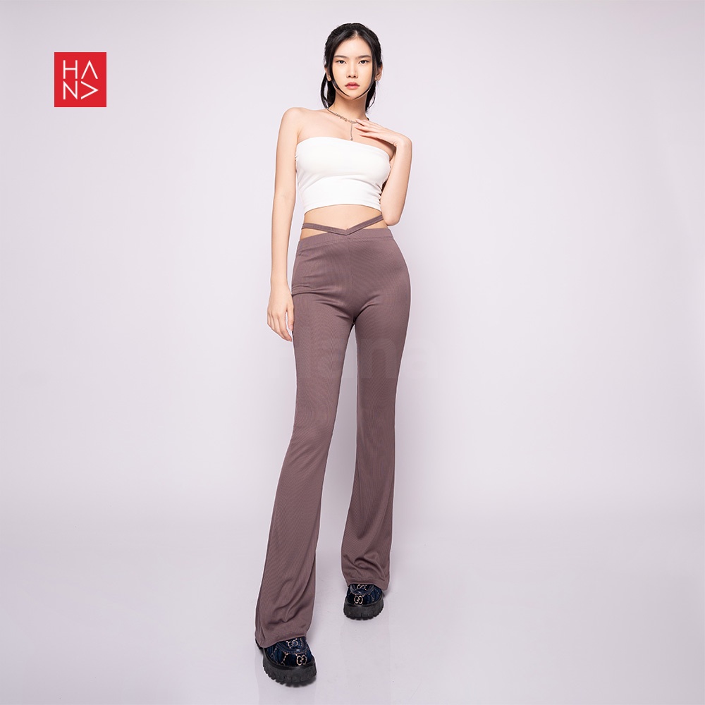 Hana Fashion - Berlin Rope Long Pants Celana Highwaist - LP134