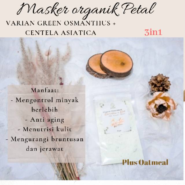 (DISTRIBUTOR) masker organik petal osmanthus