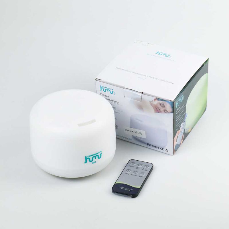 Humidifier Diffuser Aromaterapi Essential Oil Aromatherapy Disfuser Ultrasonic Pelembab Udara-300ml + Remote