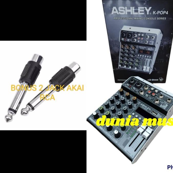 mixer audio ASHLEY K POP 4 K-POP4 KPOP4 4 channel original ashley