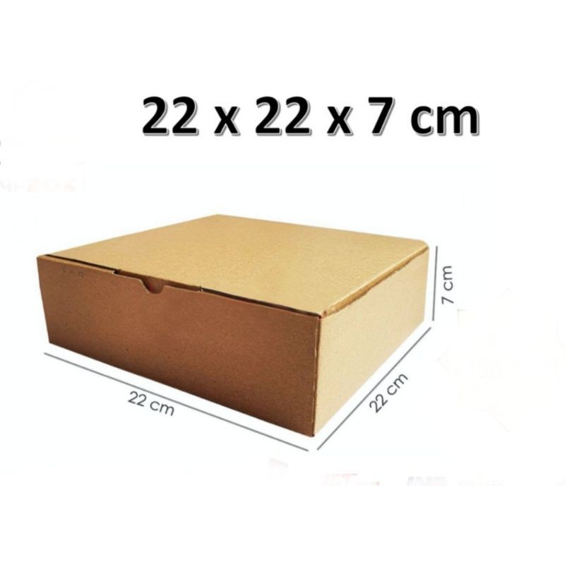 

Kardus 22x22x7 cm --Die Cut dan easy usage--
