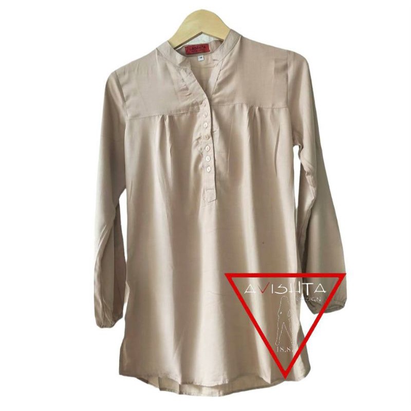 Blus polos rayon coksu Blouse polos rayon Blus polos jumbo lasenta by avishta d-sign Blouse Wanita A