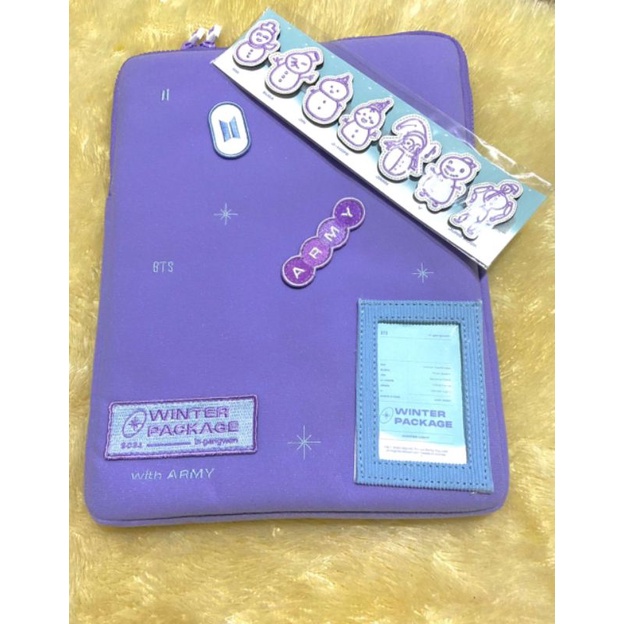 BTS Winter Package 2021 Pouch + Wappen