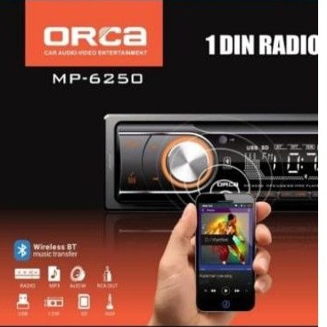 Tape Mobil Mp3 Bluetooth ORCA Mp 6520 Mp3 ORCA Bluetooth ORCA Single din Bluetooth