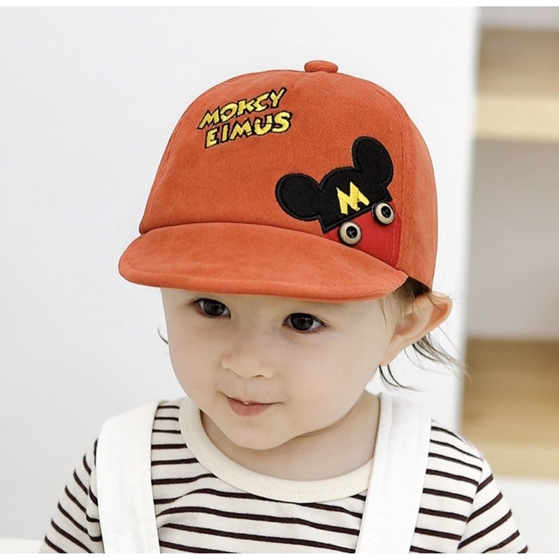 1 2 3 tahun Topi Baseball Anak Balita Model Mic*key Elmus / Toddler Baseball Hat Cap