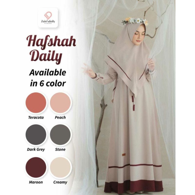 GAMIS HAFSHAH DAILY/GAMIS SYARI/GAMIS ZAINS DAILY