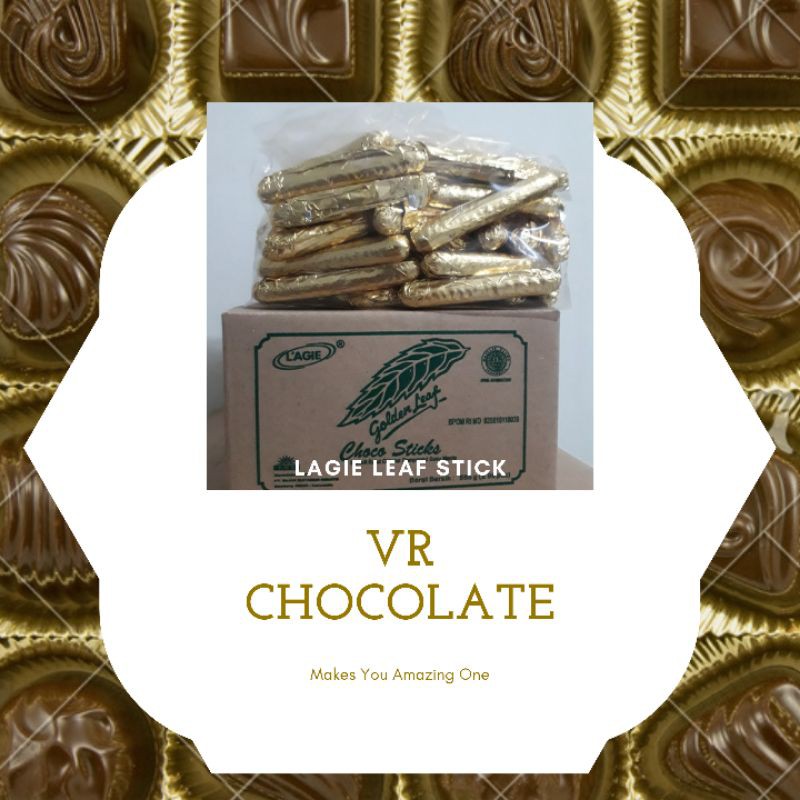 

Lagie Golden Leaf Stick Cokelat Kiloan Biskut Panjang 585 gram