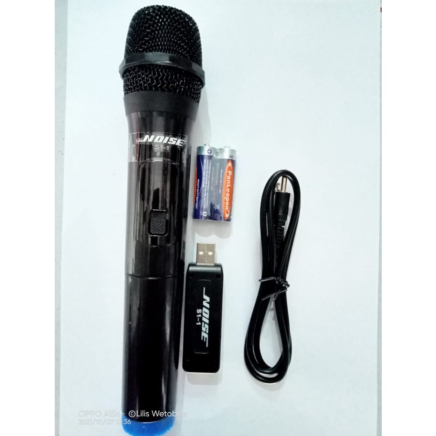 COD MICROPHONE WIRELESS NOISE S1-1//MIC WIRELESS NOISE S-1-1//MIC KARAOKE//MIC SALON AKTIF