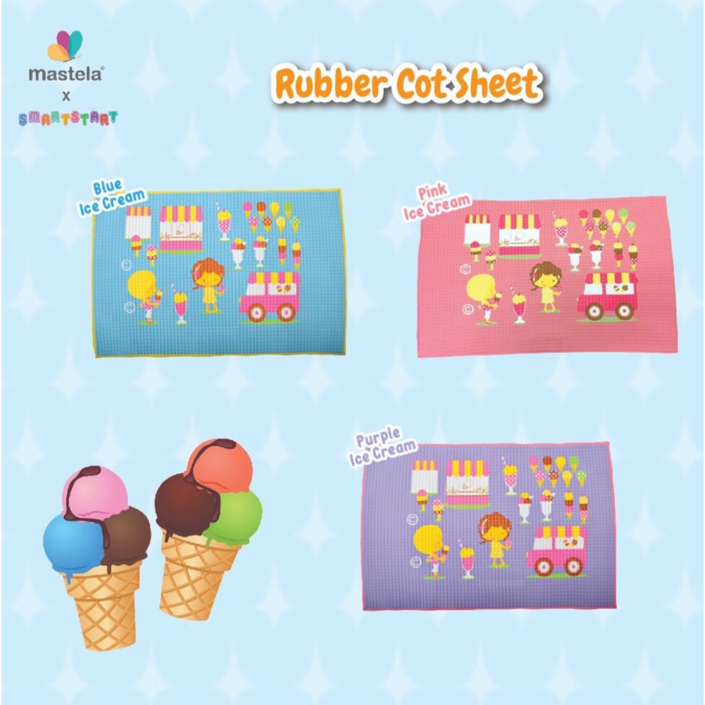 SMART START PERLAK KARET MOTIF ICE CREAM