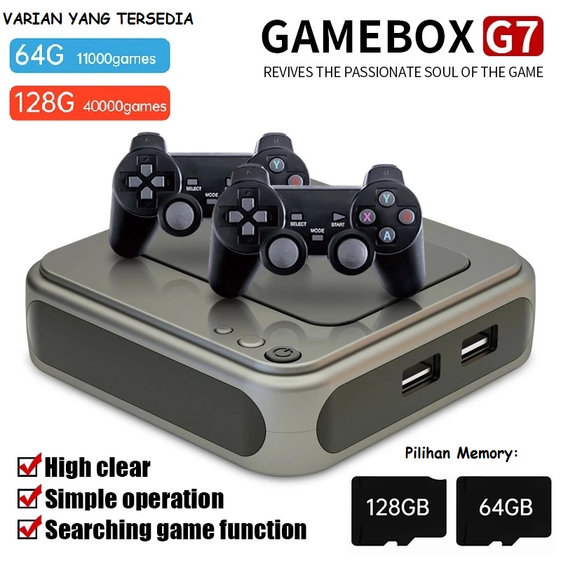 GAMEBOX G7 - Mesin Konsol Game Retro Jadul - Retro Games Console - Mengenang Memori Permainan Gamebot Masa Kecil