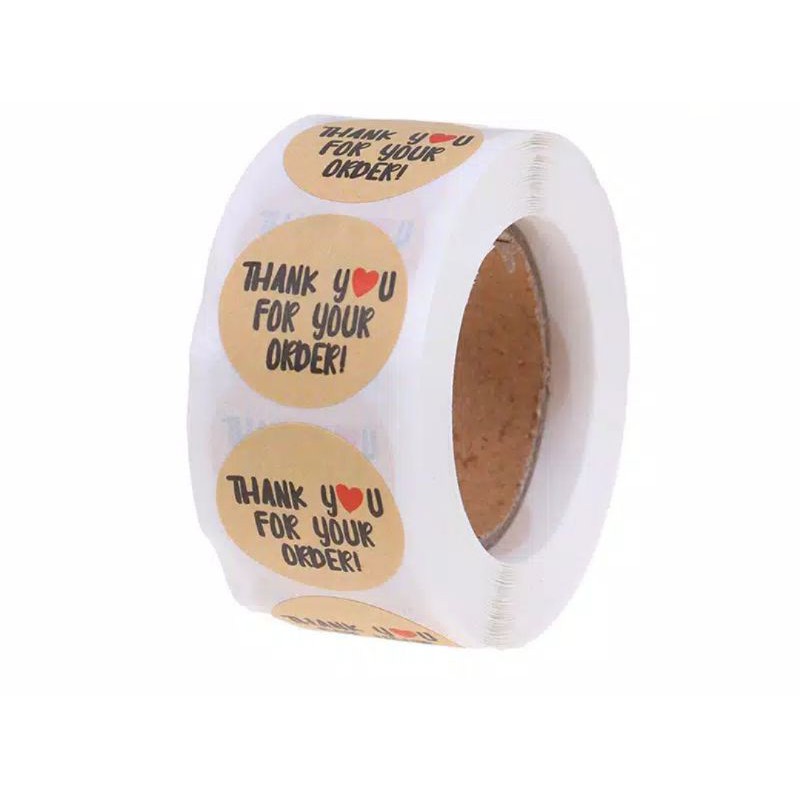 [mp73] TERMURAH! STIKER MINI THANK YOU STIKER UCAPAN TERIMAKASIH STIKER OLSHOP LABEL KEMASAN-K