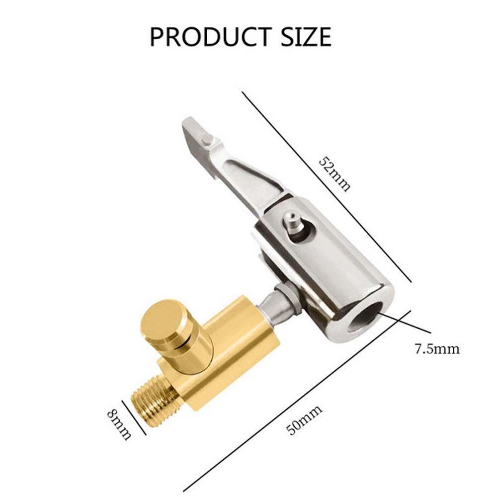 Lanfy Klep Pompa Tiup Tembaga Auto Parts Tyre Valve Adapter Tyre Inflator Klip Ban Mobil Air Chuck