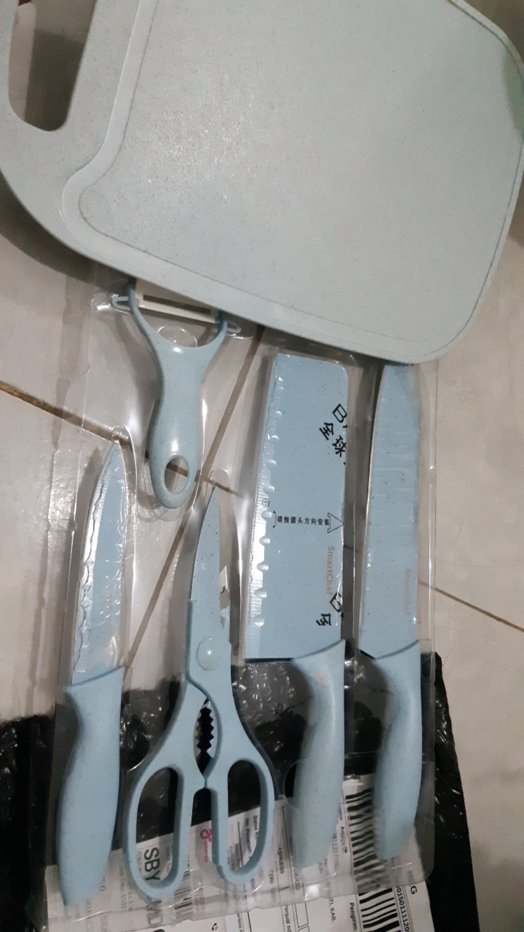 Kitchen Knife Set / Pisau Set Stainless Anti Lengket - Ol031