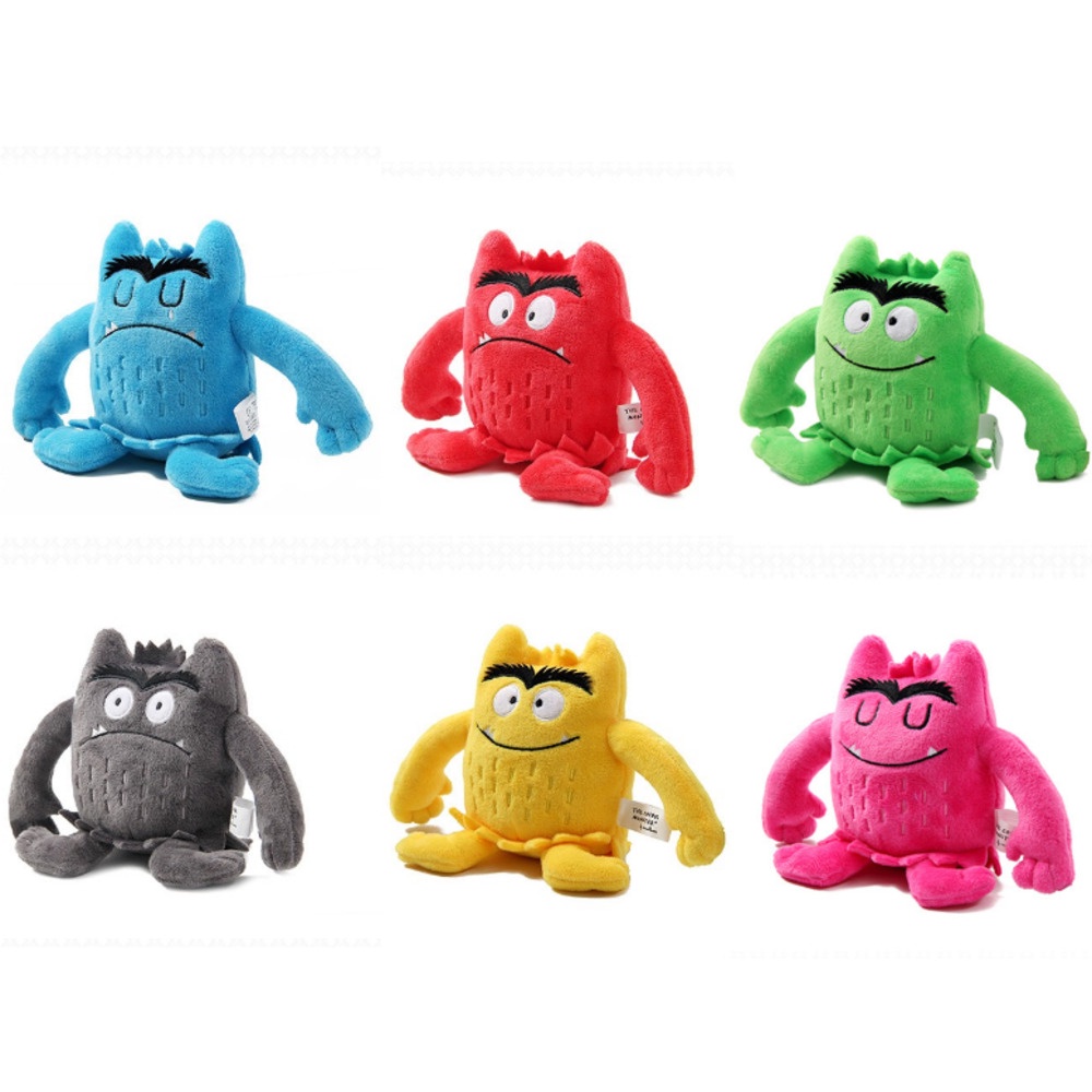 Mainan Boneka Stuffed Plush Monster 6 Warna Untuk Hadiah Ulang Tahun Anak