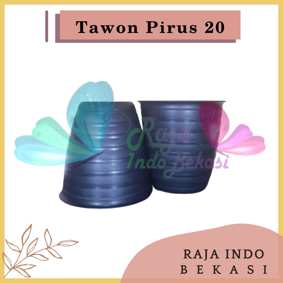 Pot Tawon Pirus 20 Hitam Tawon Pirus Tirus 18 20 21 24 25 Cm Grosir Murah - Pot Tinggi Besar Murah