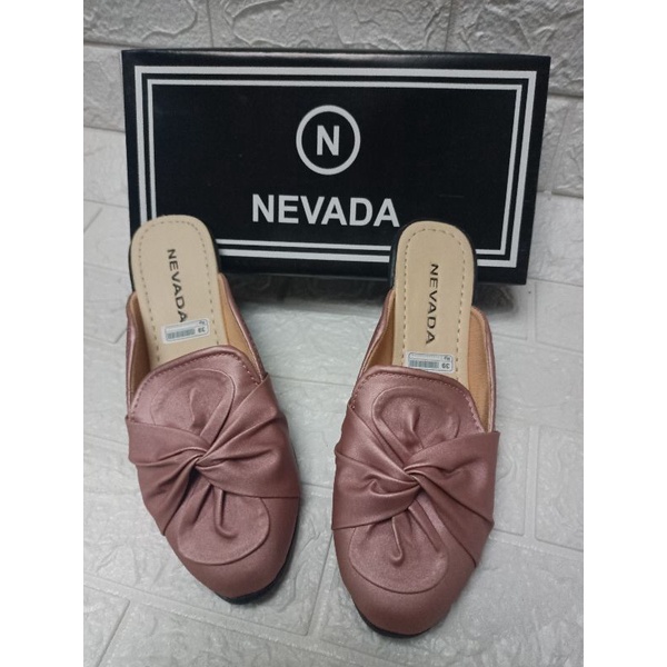 Sandal Slop Wanita Nevada | Sepatu Sandal Wanita MR | Sandal pesta (SL M 010)