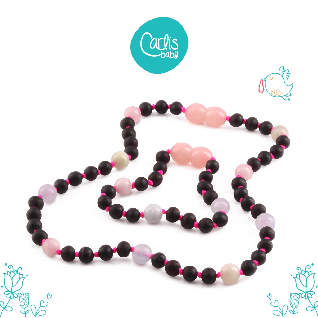 AG68 Kalung dan Gelang Amber Tumbuh Gigi Bayi By Carlis Baby