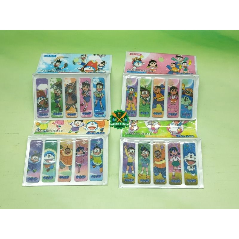 

Sticky Notes Pembatas Buku Penanda Halaman Gambar Doraemon BTS 5034 5036