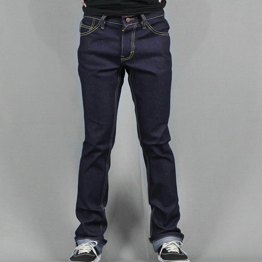 celana jeans denim pria raw denim non selvedge fade fading