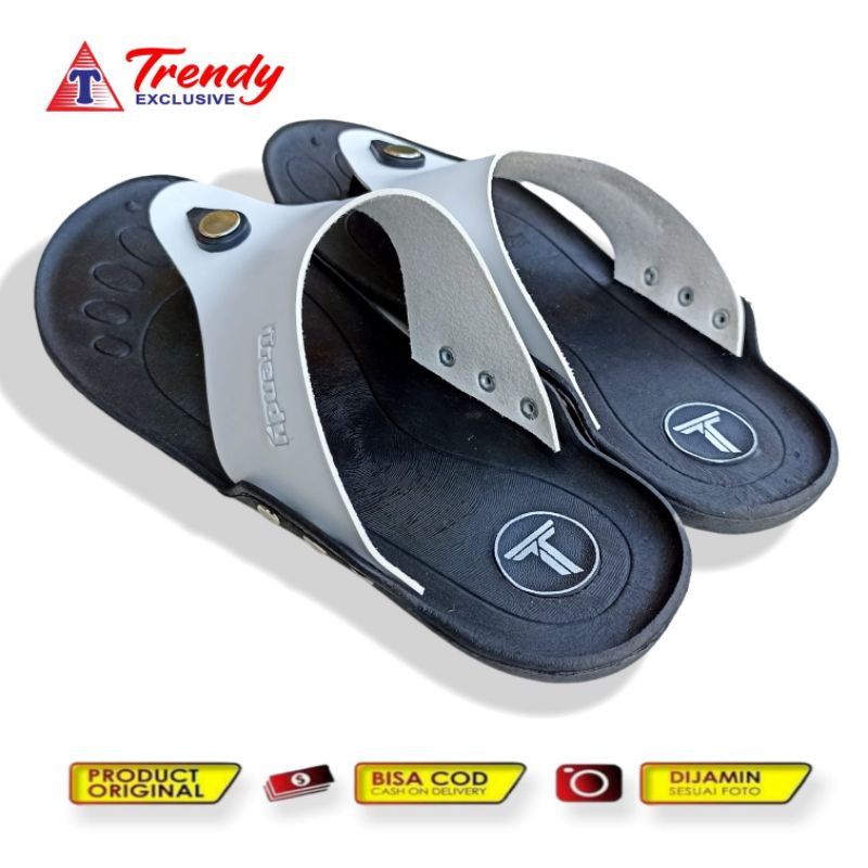 sandal slop tres3 / sandal pria dewasa / sandal cowok kekinian / sandal cowok terbaru / sandal distr