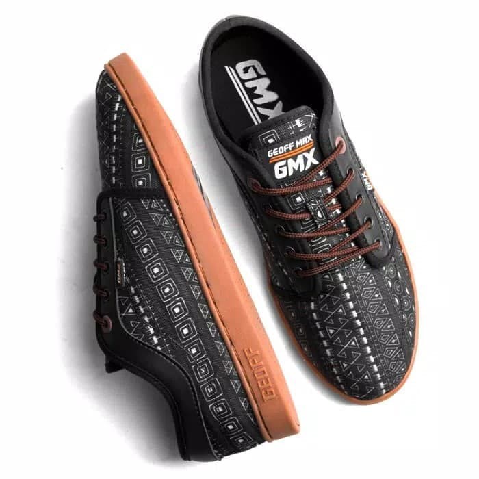 Sepatu Pria Geoff Max ORIGINAL - Ethnical Black Gum