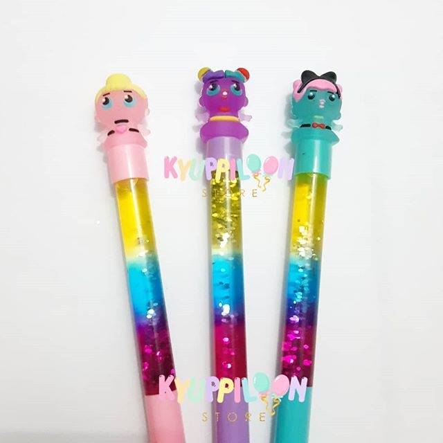 

Pulpen Gel Unik Lucu Glitter LOL
