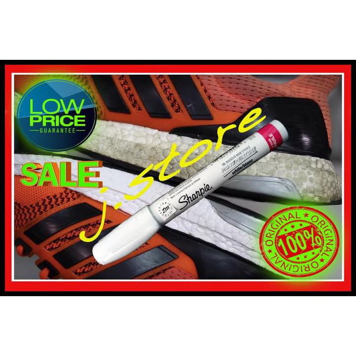 

EKSKLUSIF WHITE / BLANC SHARPIE OIL BASED PEN MARKER ULTRA BOOST NMD PUREBOOST !!!!