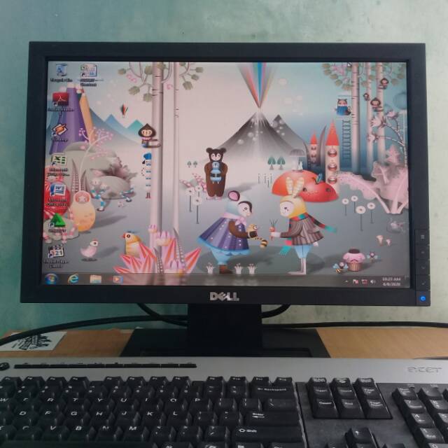 Monitor DELL 17" WIDE SEKEN tapi NO MINUS