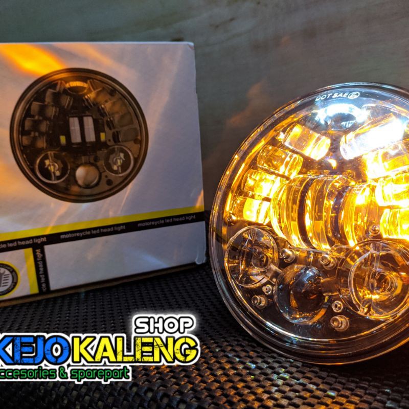 LAMPU DAYMAKER 5,75INCH IMPORT KUWALITAS SUPER PNP BATOK JUTE,PESEK,L2G,CB125 VANVAN,YL