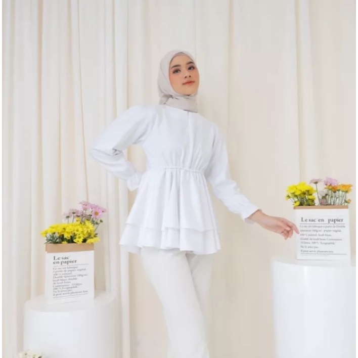 Ayunda  Blouse / Atasan wanita termurah / Fashion wanita kekinian / COD