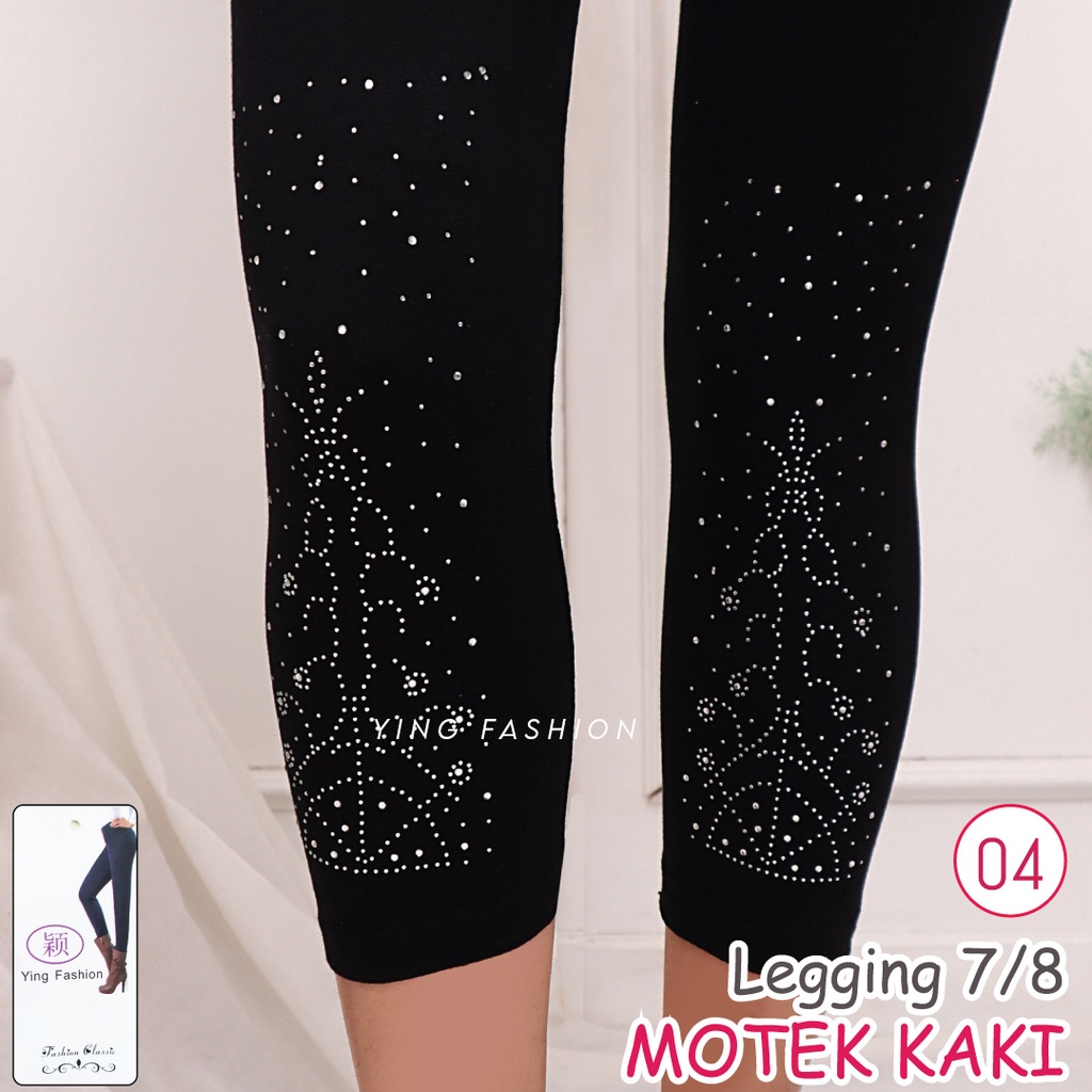 Legging MOTEK KAKI MK07-04 / LEGGING FASHION PENDEK / LEGGING MOTEK KAKI PENDEK / LEGGING IMPORT / LEGGING YING FASHION