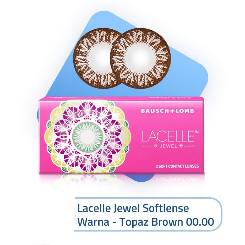 Softlens warna bausch and lomb color Lacelle by jewel original