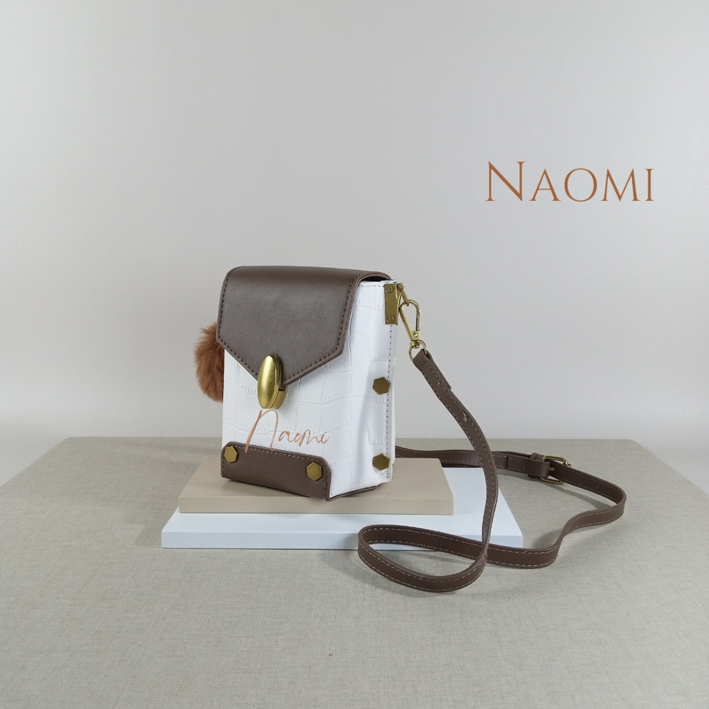 NAOMI - Jane Phone Bag - Tas HP premium - Sling Bag Import Wanita - Tas HP Hand Bag Kekinian Simple Elegant Berkualitas - Tas Premium Simple - Fashion Bag Korea - Tas Wanita - Tas Naomi - Naomi Bag