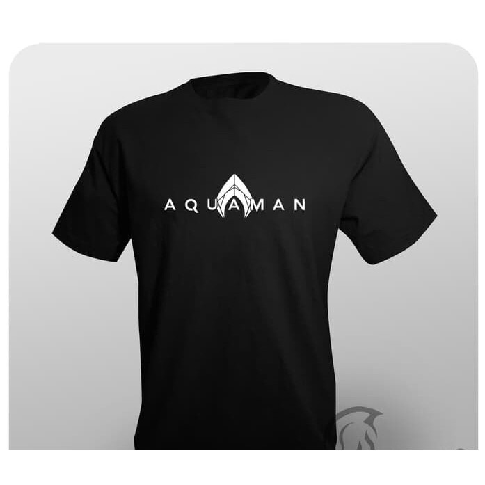 KAOS BAJU TSHIRT AQUAMAN TUISAN PUTIH SUPERHERO MARVEL AVENGERS