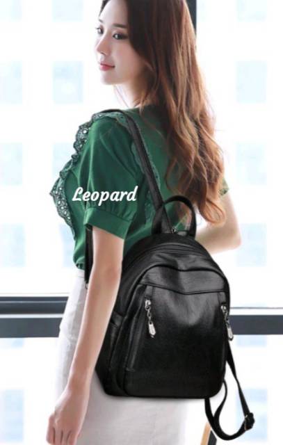 Tas mat sintetis leo pard 2respingggir bisa waistbag bisa ransel