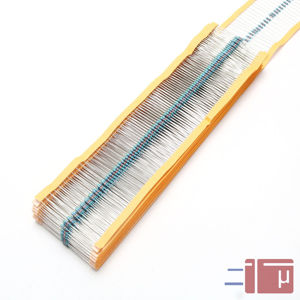 x10 Resistor 470K 1/4W Metal Film 1% Taiwan Kaki Tembaga