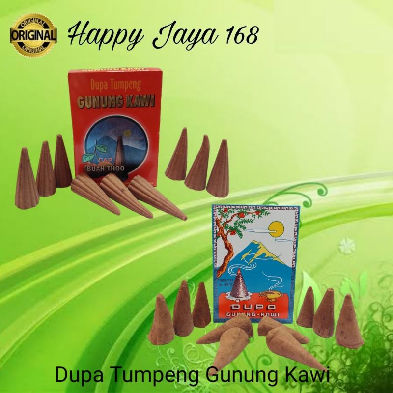 Hio Dupa Kerucut Tumpeng Gunung Kawi Cap Buah Thoo