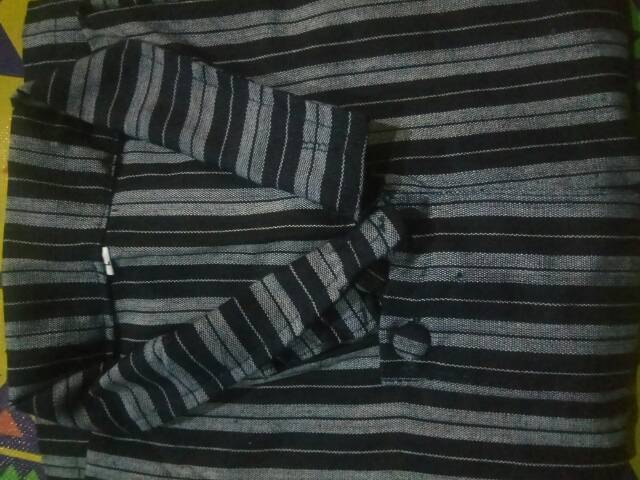 SURJAN LURIK ABU | baju lurik adat jawa | lurik jawa