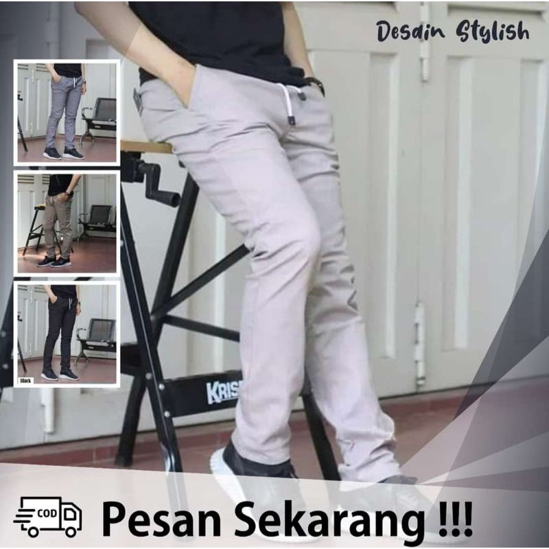 celana Rip panjang pria pingang kolor celana masa kini harga murah size 27-38