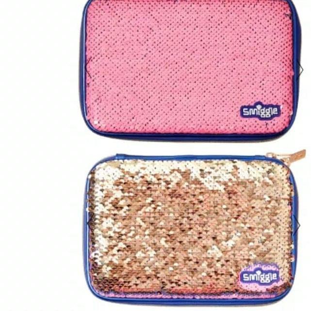 

U0 SMIGGLE SHIMMY HARDTOP PENCIL CASE ORI / TEMPAT PENSIL SEQUIN -