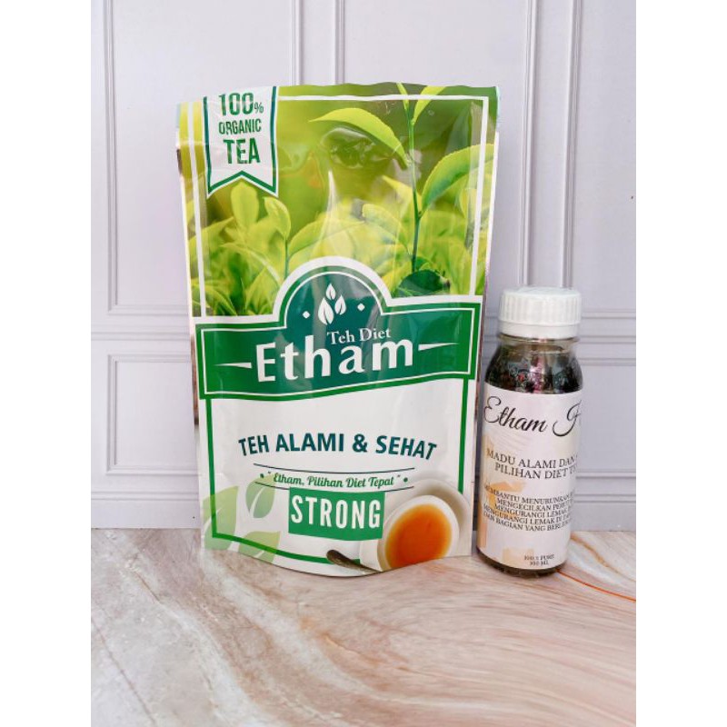 Paket Teh diet etham strong dan madu honey jestham