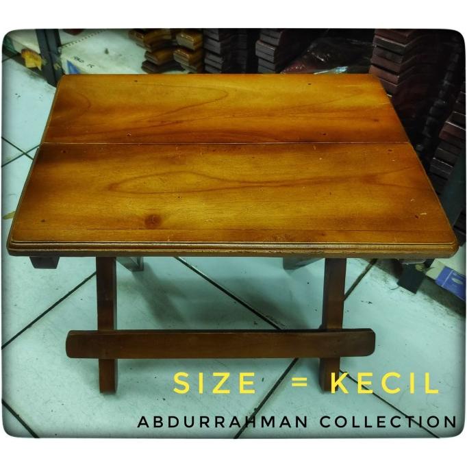 MEJA LIPAT BELAJAR KAYU KECIL PREMIUM BERKUALITAS